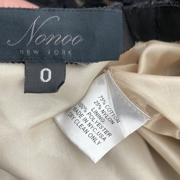 Misha Nonoo Mini Skirt Cream Black Lace Size 0 XS - Picture 13 of 13